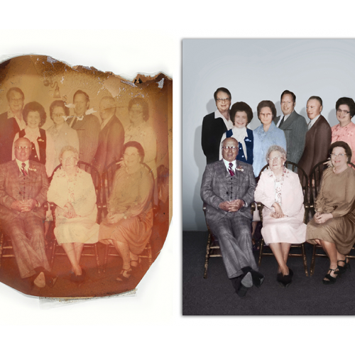 Torn and Faded photo fix by Roots Family History